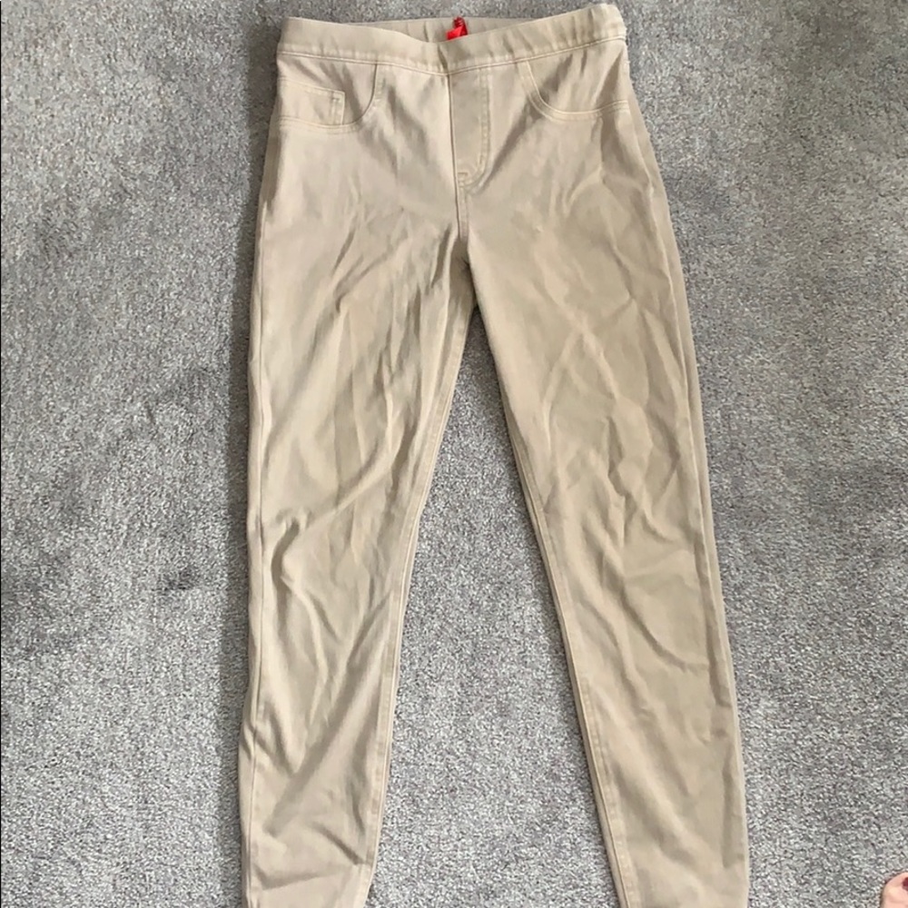 Spanx Khaki Jeggings